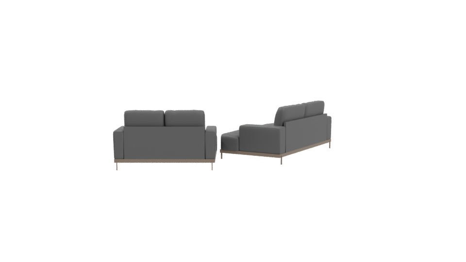Elegant Modern Sofa Set 3D - Professional 3D Model Render 4