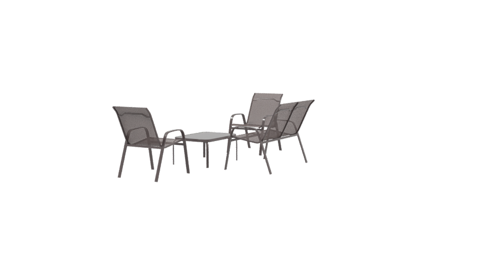 Outdoor Patio Seating Set 3D - Professional 3D Model Render 3