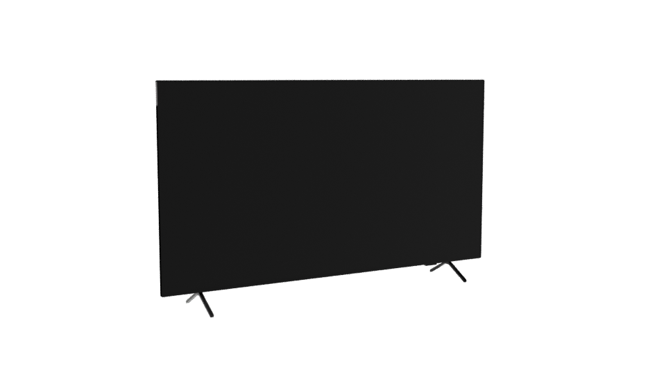 Sleek Modern Television Model - Professional 3D Model Render 10