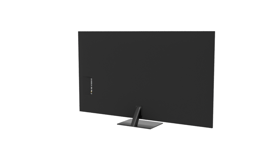 Sleek Modern Flat Screen TV - Professional 3D Model Render 6
