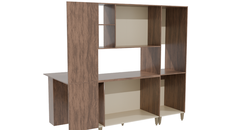 Modern Kitchen Cabinet Set 3D - Professional 3D Model Render 4