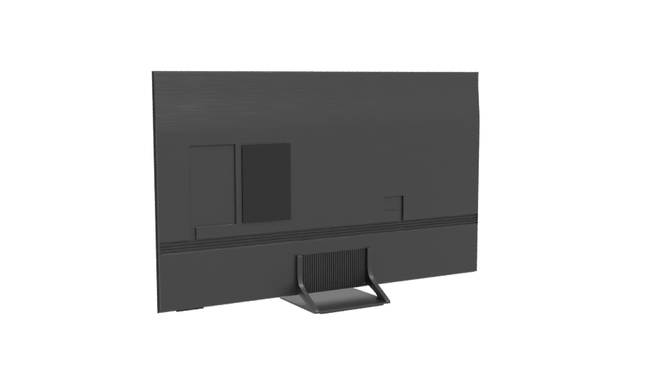 Sleek Modern Flat TV Model - Professional 3D Model Render 4