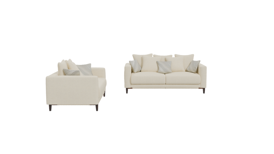 Elegant Modern Sofa Set 3D - Professional 3D Model Render 11