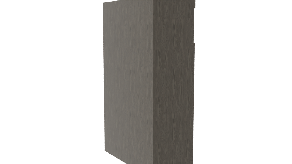 Stylish Wooden Storage Cabinet 3D - Professional 3D Model Render 7