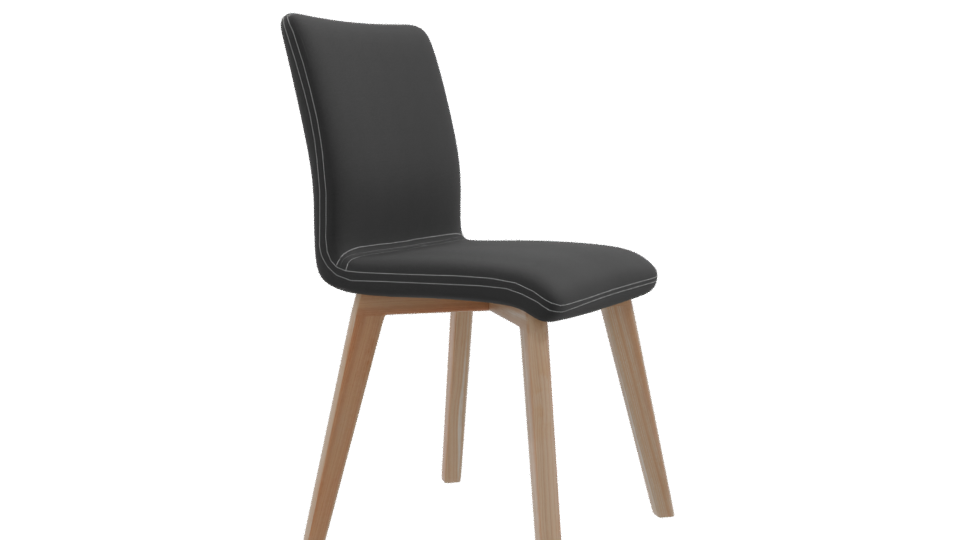 Stylish Modern Dining Chair 3D - Professional 3D Model Render 9