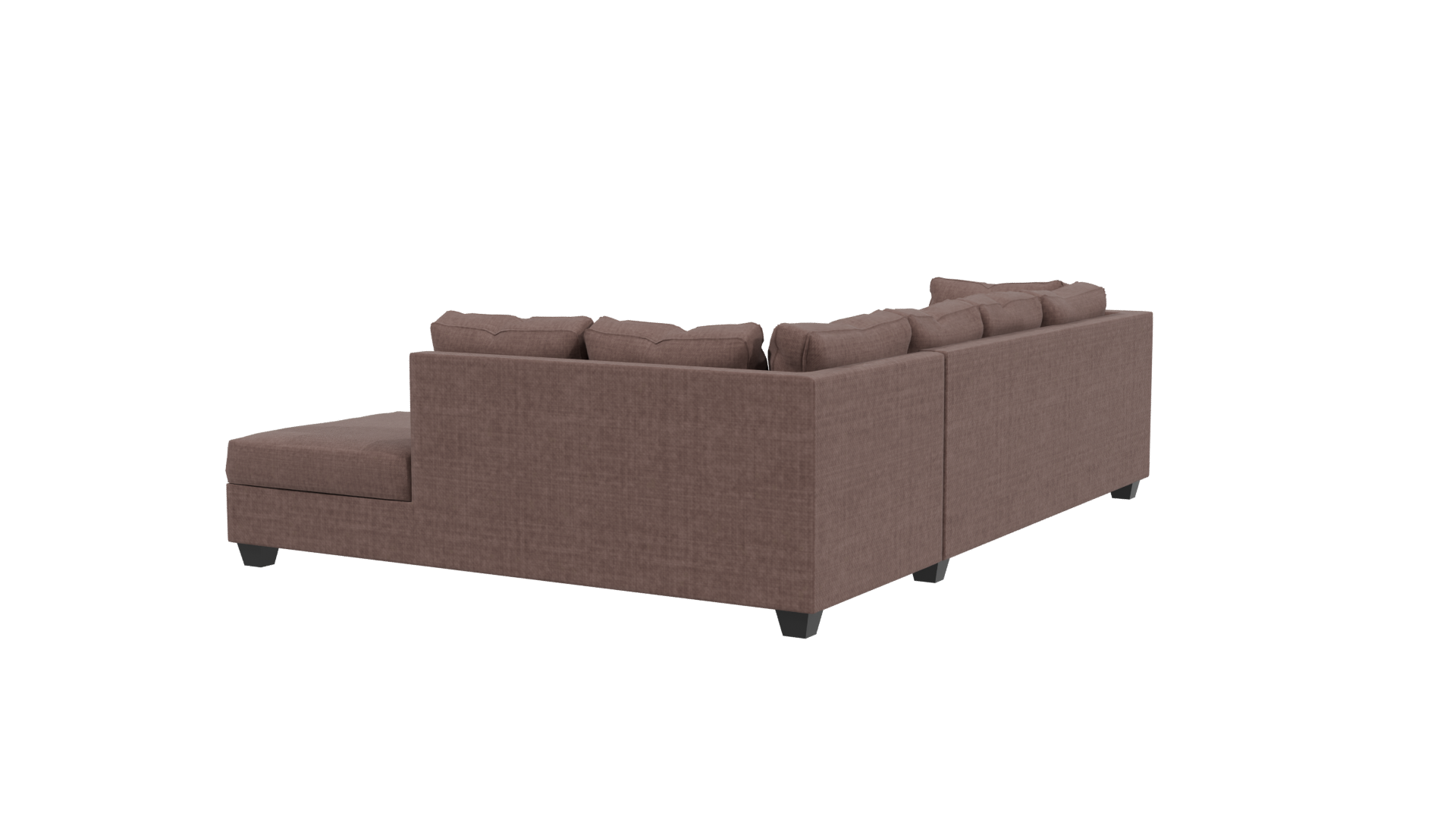 Elegant Sectional Sofa 3D Model - Professional 3D Model Render 3