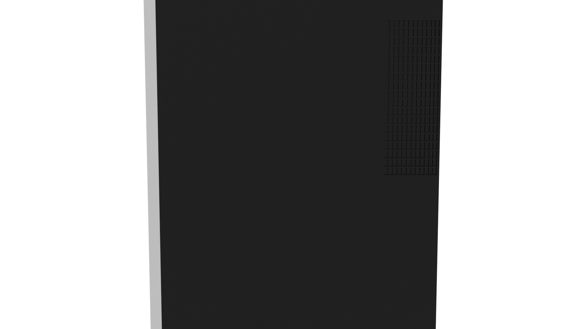 Sleek Glass Front Wine Cooler 3D Model - Professional 3D Model Render 11