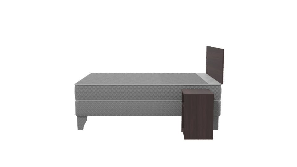 European Bed Apolo 3D Model - Professional 3D Model Render 2