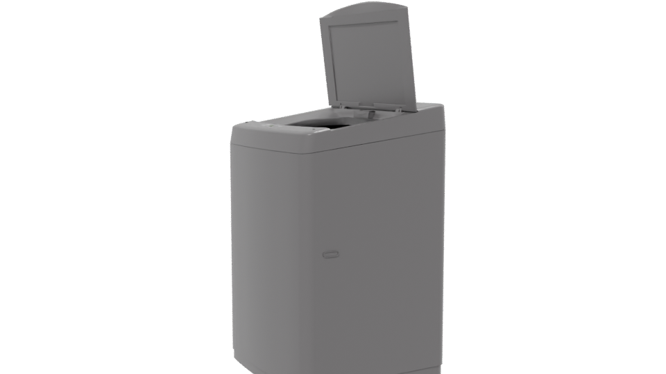 Compact Top-Loading Washing Machine 3D - Professional 3D Model Render 13