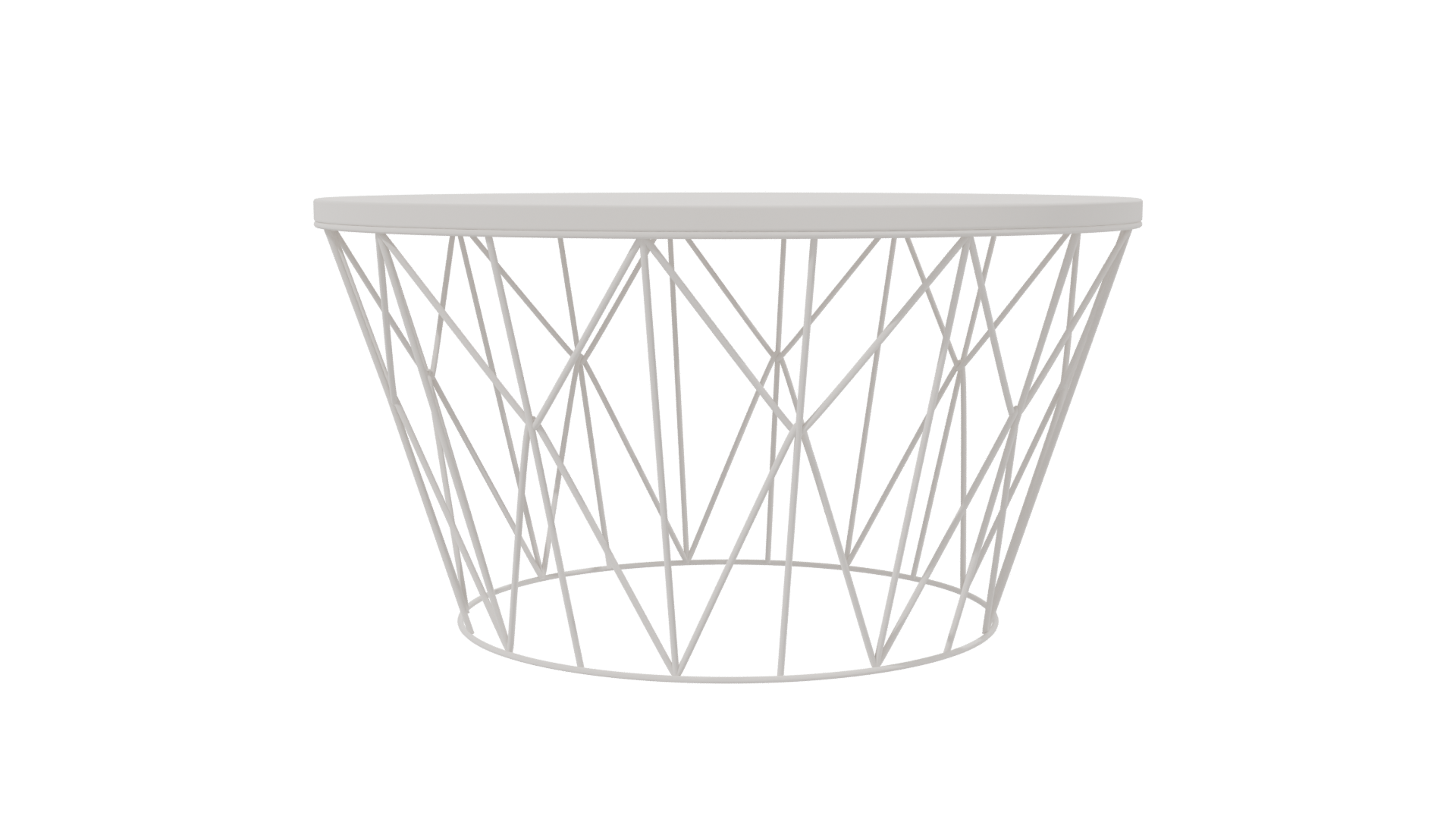 Stylish Round Coffee Table 3D - Professional 3D Model Render 2