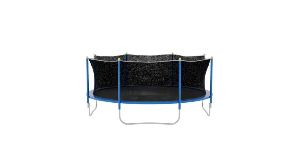 Round Jumping Trampoline Model - Professional 3D Model Render 8