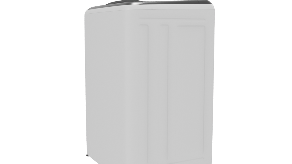 Compact Minimalist Refrigerator 3D Model - Professional 3D Model Render 13
