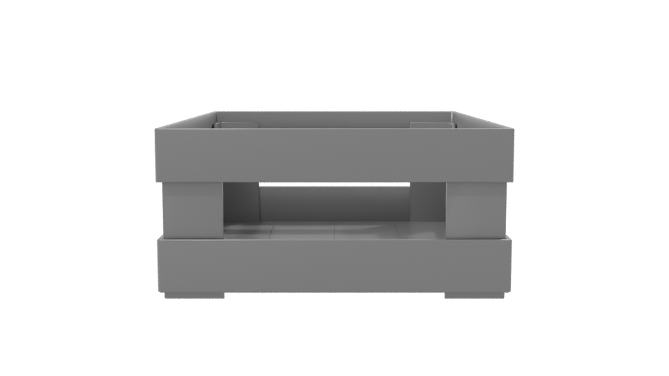 Stylish Minimalist Storage Crate 3D Model - Professional 3D Model Render 8