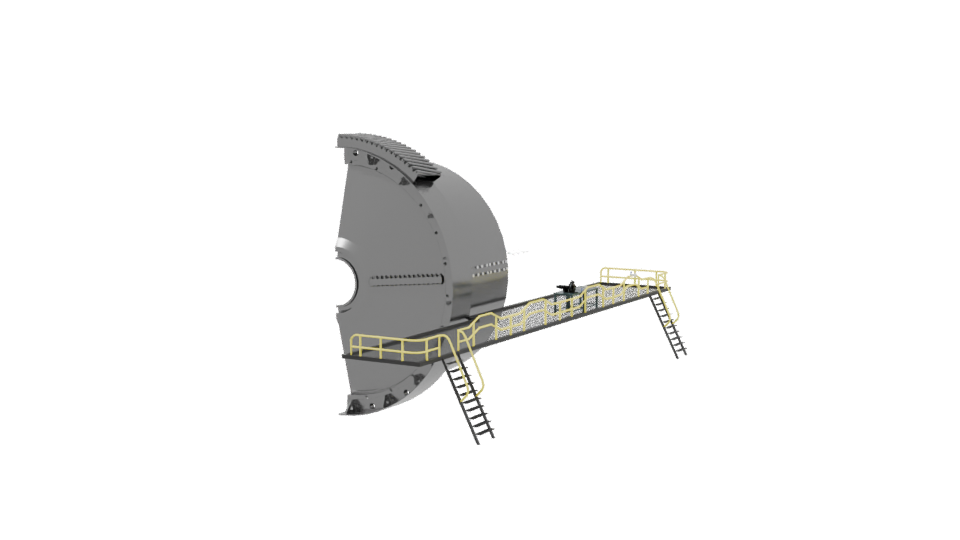 High-Detail Industrial Excavator 3D Model - Professional 3D Model Render 3