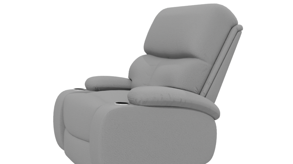 Contemporary Recliner Chair Model - Professional 3D Model Render 13