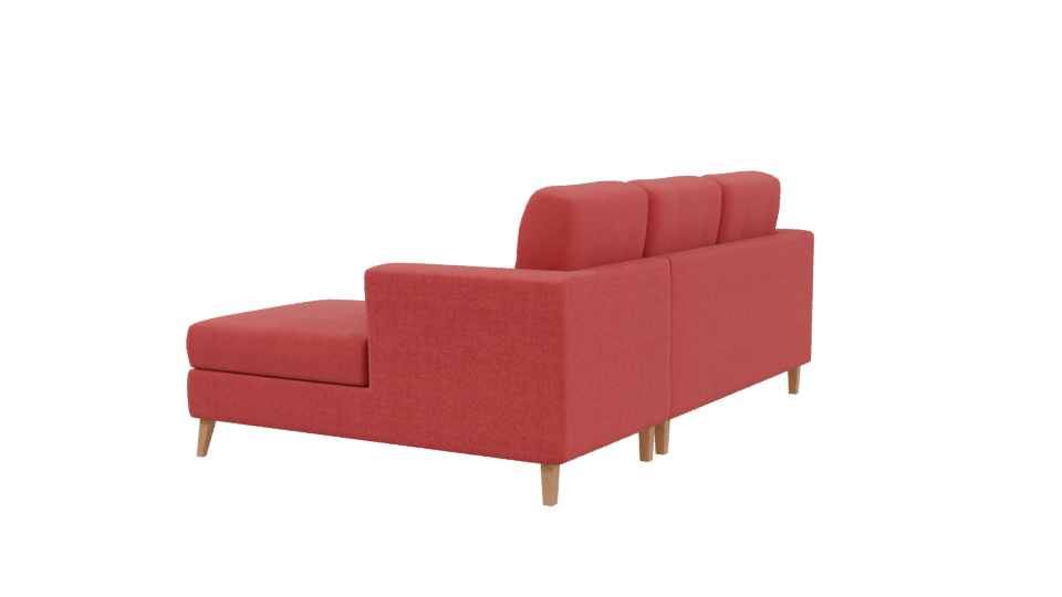 Stylish Modern Sectional Sofa 3D Model - Professional 3D Model Render 3