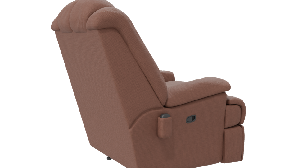 Stylish Reclining Armchair Model - Professional 3D Model Render 7