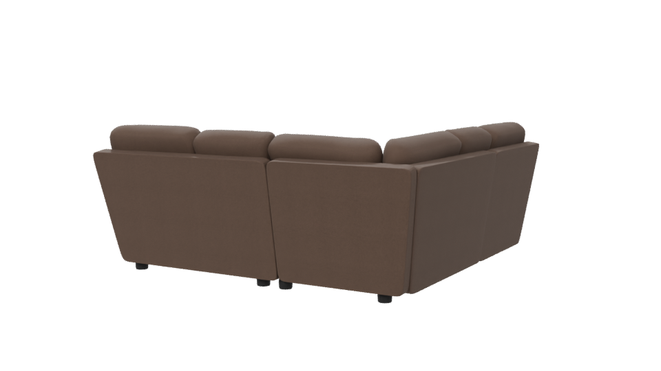Stylish Sectional Sofa 3D Model - Professional 3D Model Render 6
