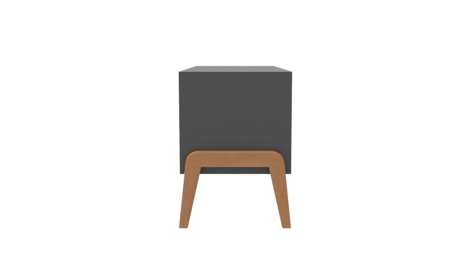 Contemporary Media Console 3D Model - Professional 3D Model Render 8