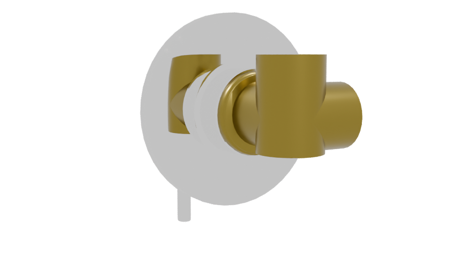 Contemporary Shower Fixture 3D Model - Professional 3D Model Render 4