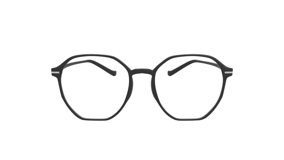 Stylish Modern Glasses 3D Model - Professional 3D Model Render 11