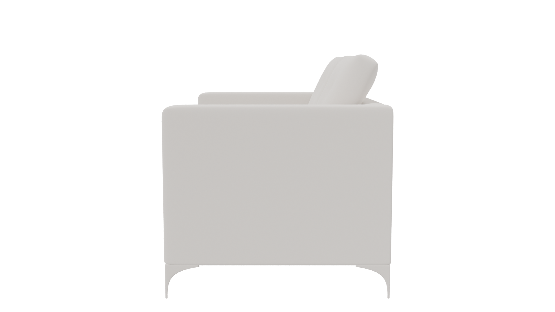 Contemporary Two-Seater Sofa Model - Professional 3D Model Render 2