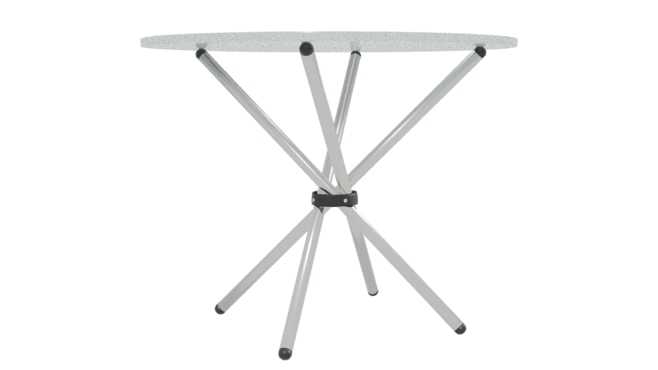 Stylish Glass Top Table 3D - Professional 3D Model Render 13