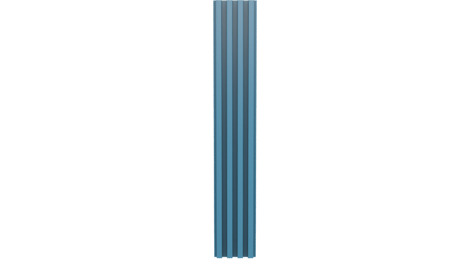 Stylized Vertical Pillar Model - Professional 3D Model Render 5