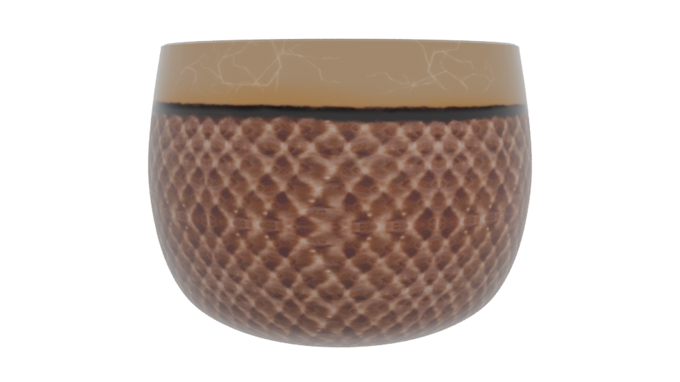 Stylized Decorative Container Model - Professional 3D Model Render 12