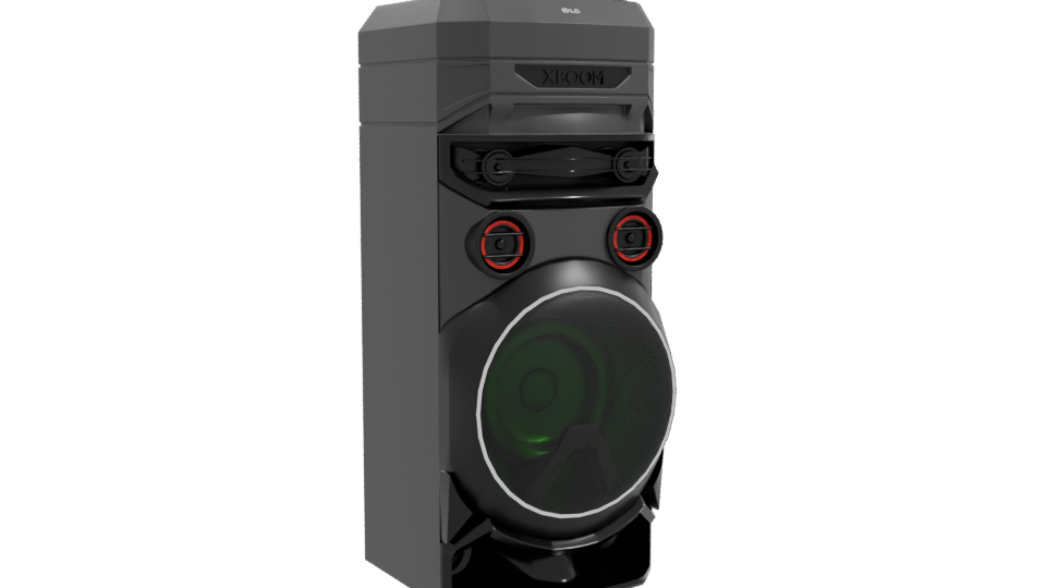 Stylized Bluetooth Speaker Model - Professional 3D Model Render 10