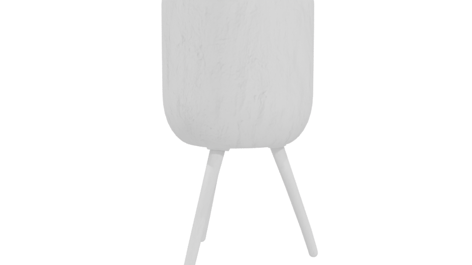 Stylish Ceramic Planter Model - Professional 3D Model Render 4