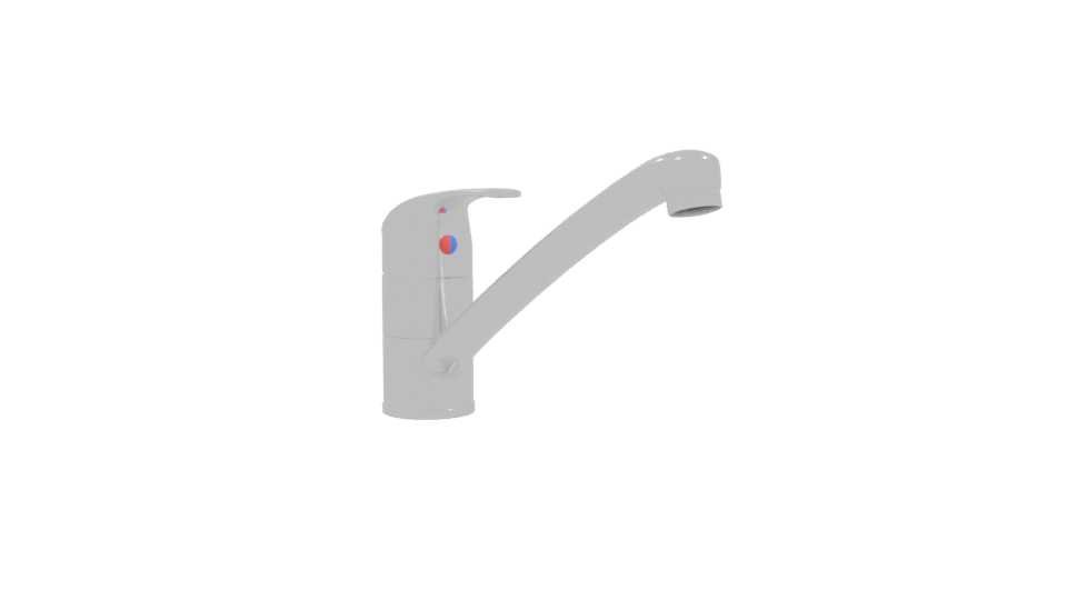 Sleek Chrome Beverage Dispenser 3D Model - Professional 3D Model Render 10