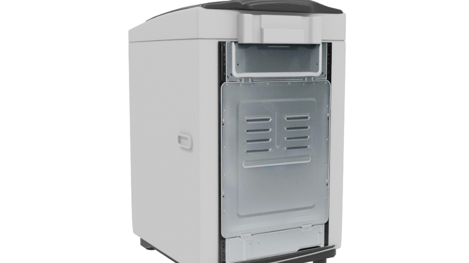 Compact Top-Loading Washing Machine - Professional 3D Model Render 4