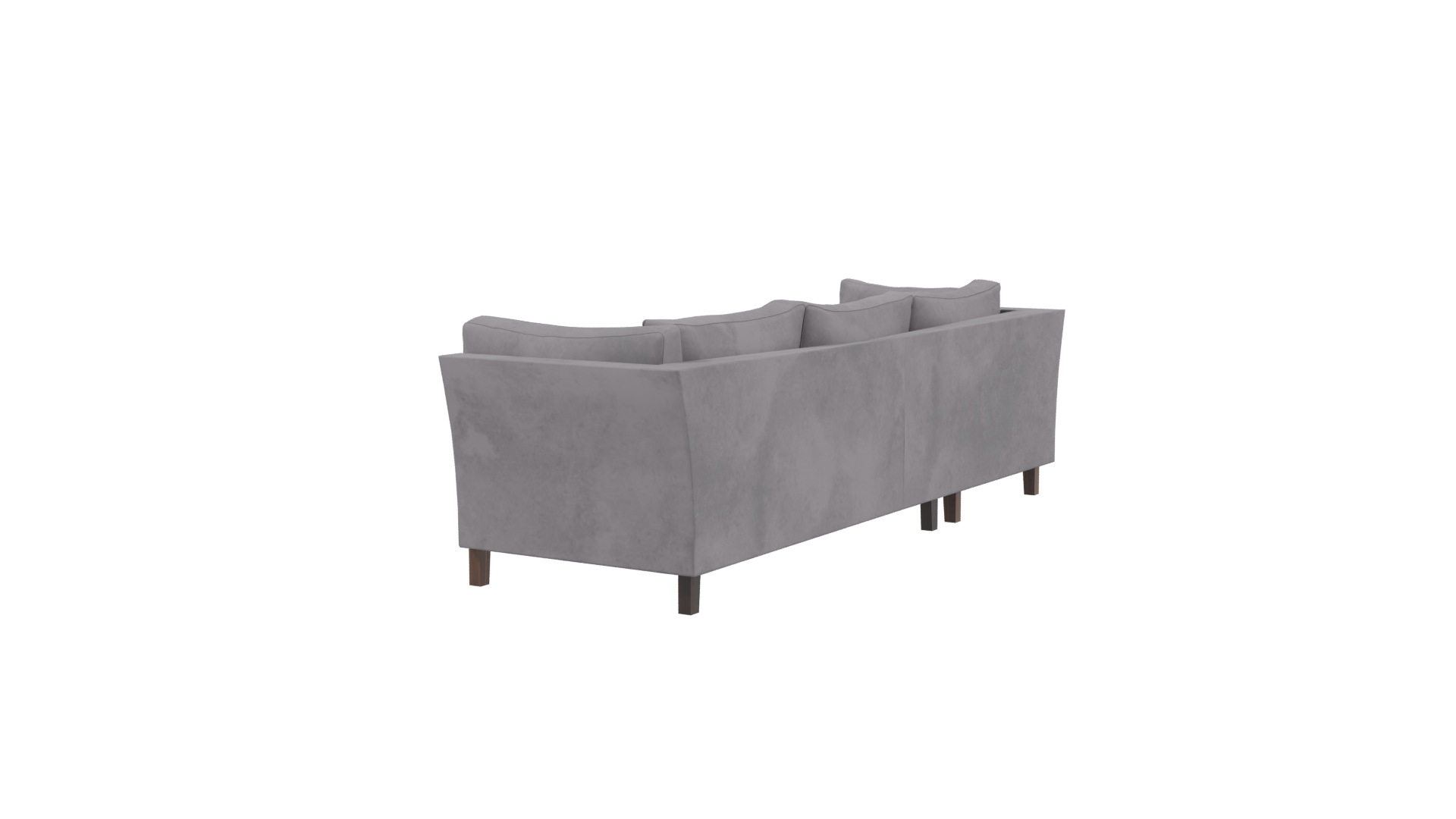 Modern Grey Sofa 3D Model - Professional 3D Model Render 3