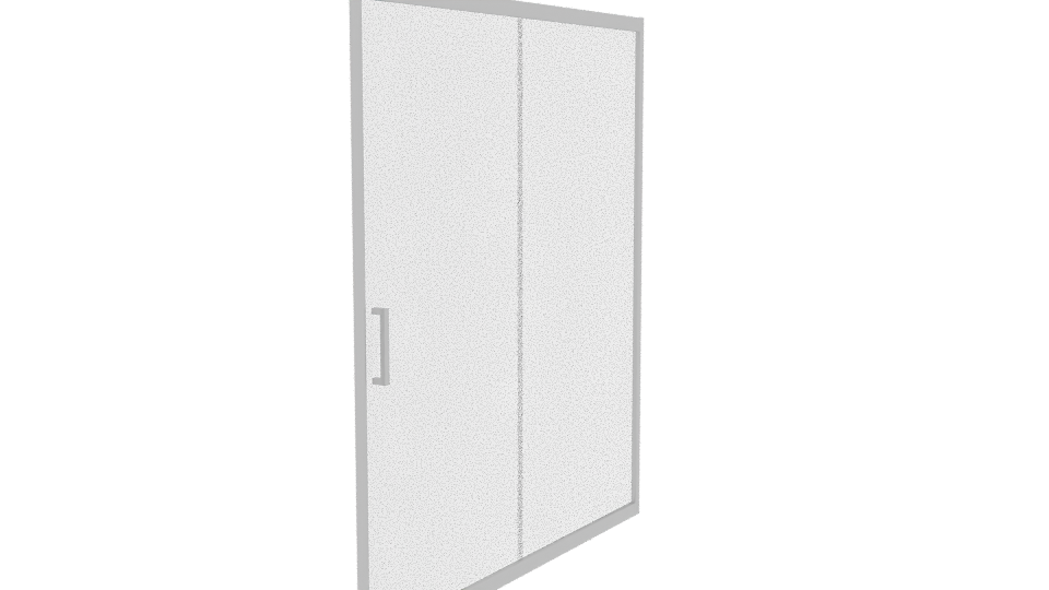 Stylish Sliding Glass Door 3D - Professional 3D Model Render 9