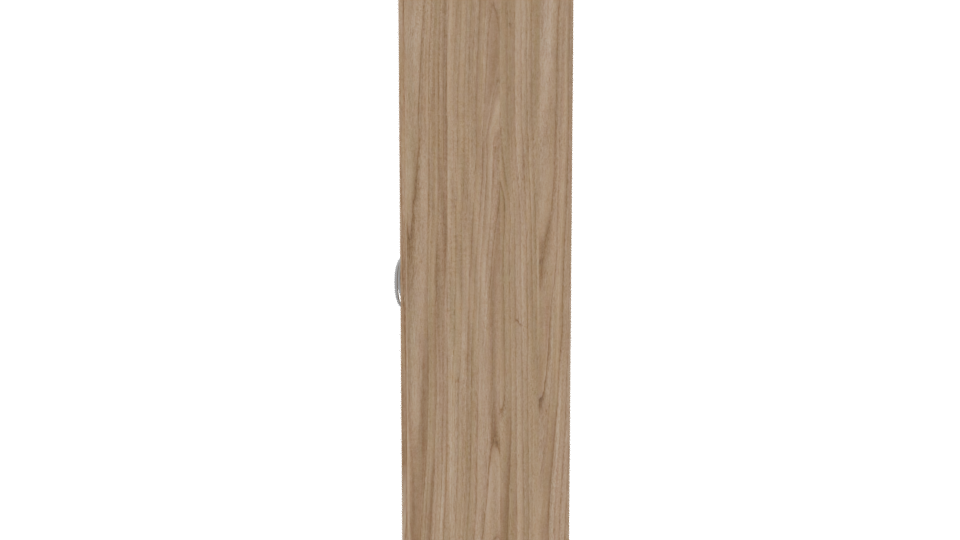 Stylish Wooden Storage Cabinet 3D - Professional 3D Model Render 2