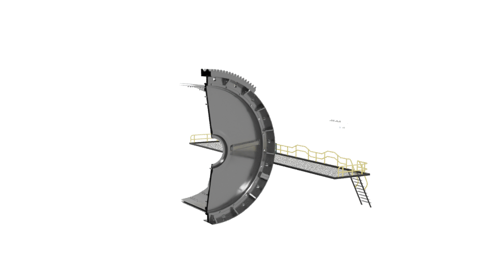 High-Detail Industrial Excavator 3D Model - Professional 3D Model Render 13