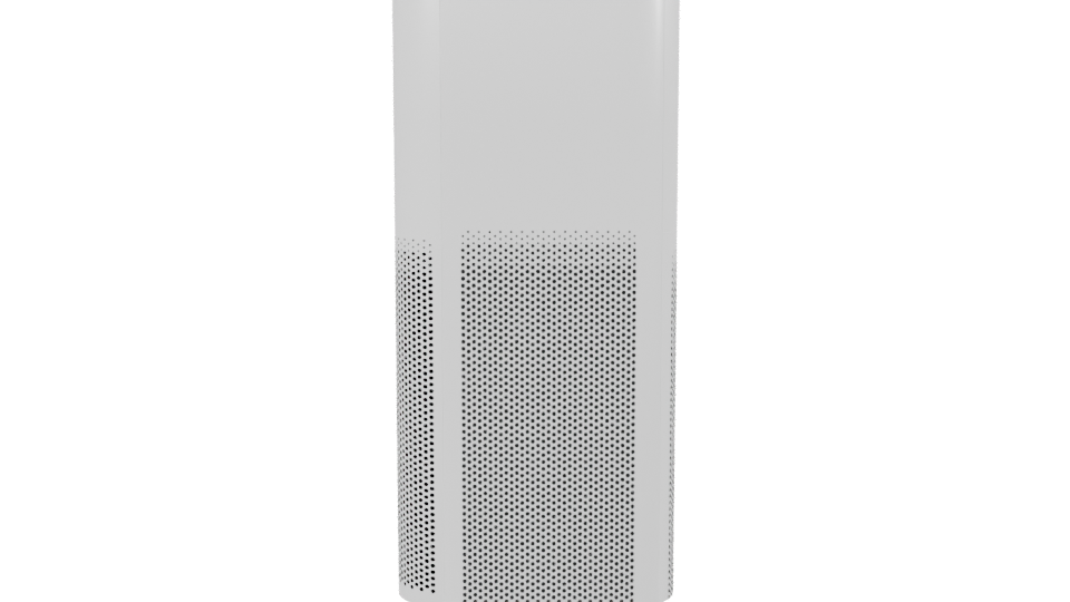 Sleek Air Purifier 3D Model - Professional 3D Model Render 2