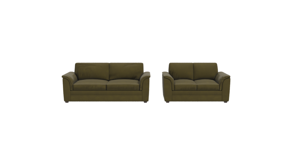 Stylish Sofa Set 3D Model - Professional 3D Model Render 11