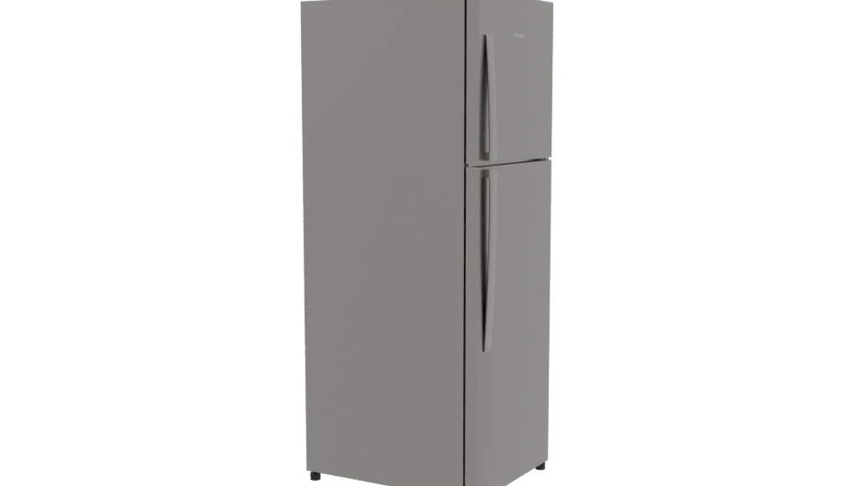 Sleek Stainless Steel Refrigerator 3D Model - Professional 3D Model Render 9