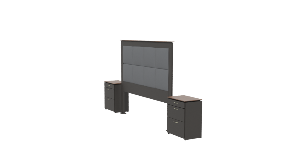 Elegant Bedroom Furniture Set 3D - Professional 3D Model Render 13