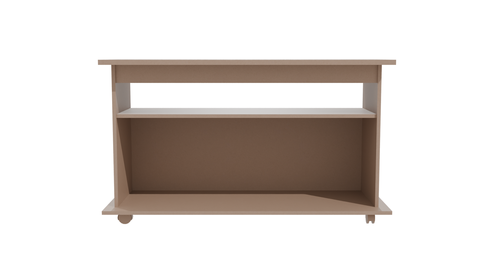 Modern Wooden Console Table 3D - Professional 3D Model Render 11