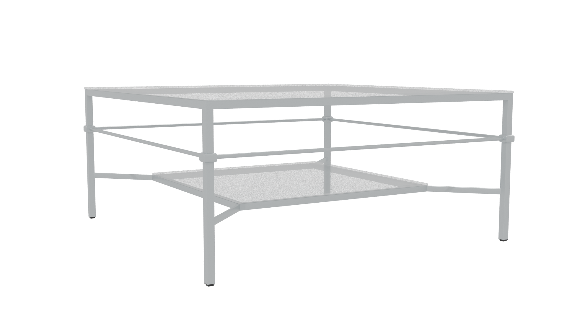 Modern Glass Coffee Table 3D - Professional 3D Model Render 13