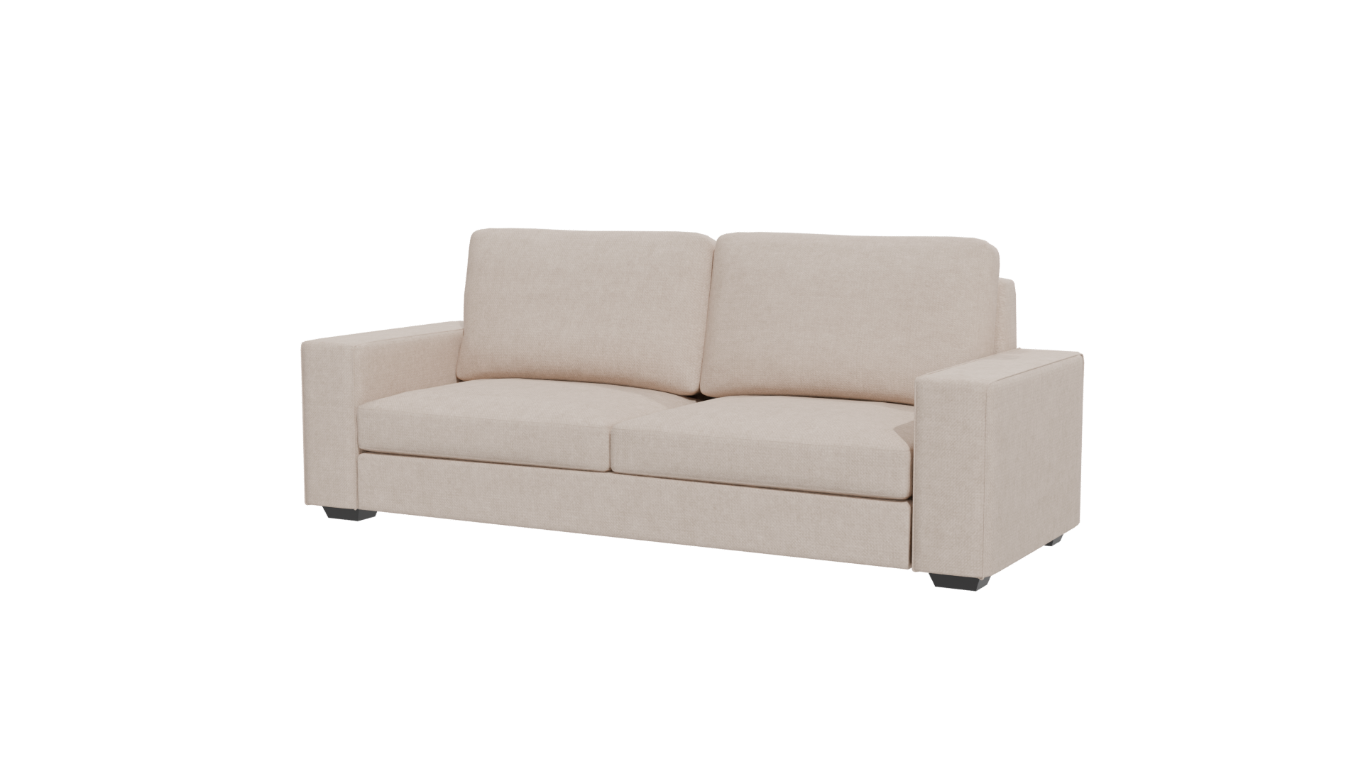 Contemporary Fabric Sofa 3D Model - Professional 3D Model Render 12