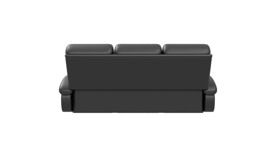Contemporary Reclining Sofa 3D Model - Professional 3D Model Render 5