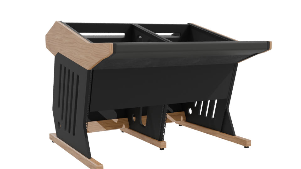 Modern Outdoor Fire Pit 3D - Professional 3D Model Render 10