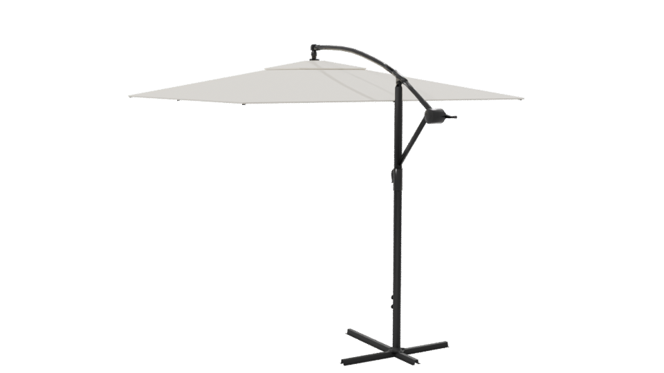 Stylish Outdoor Umbrella 3D Model - Professional 3D Model Render 7