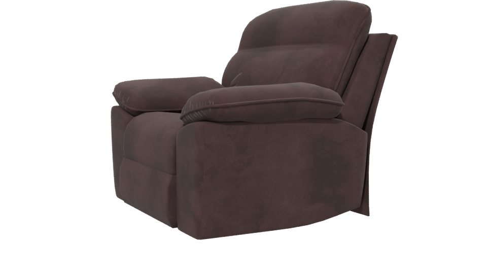 Stylish Contemporary Recliner Armchair 3D Model - Professional 3D Model Render 13
