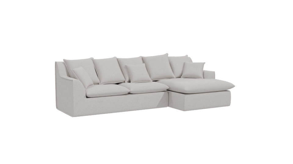 Contemporary Sectional Sofa Model - Professional 3D Model Render 10
