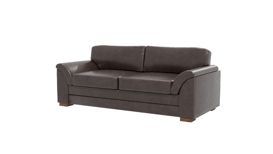 Realistic Leather Sofa Model 3D - Professional 3D Model Render 12